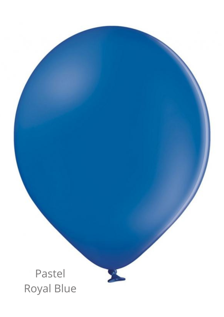 Balon niebieski pastel ROYAL BLUE 30cm